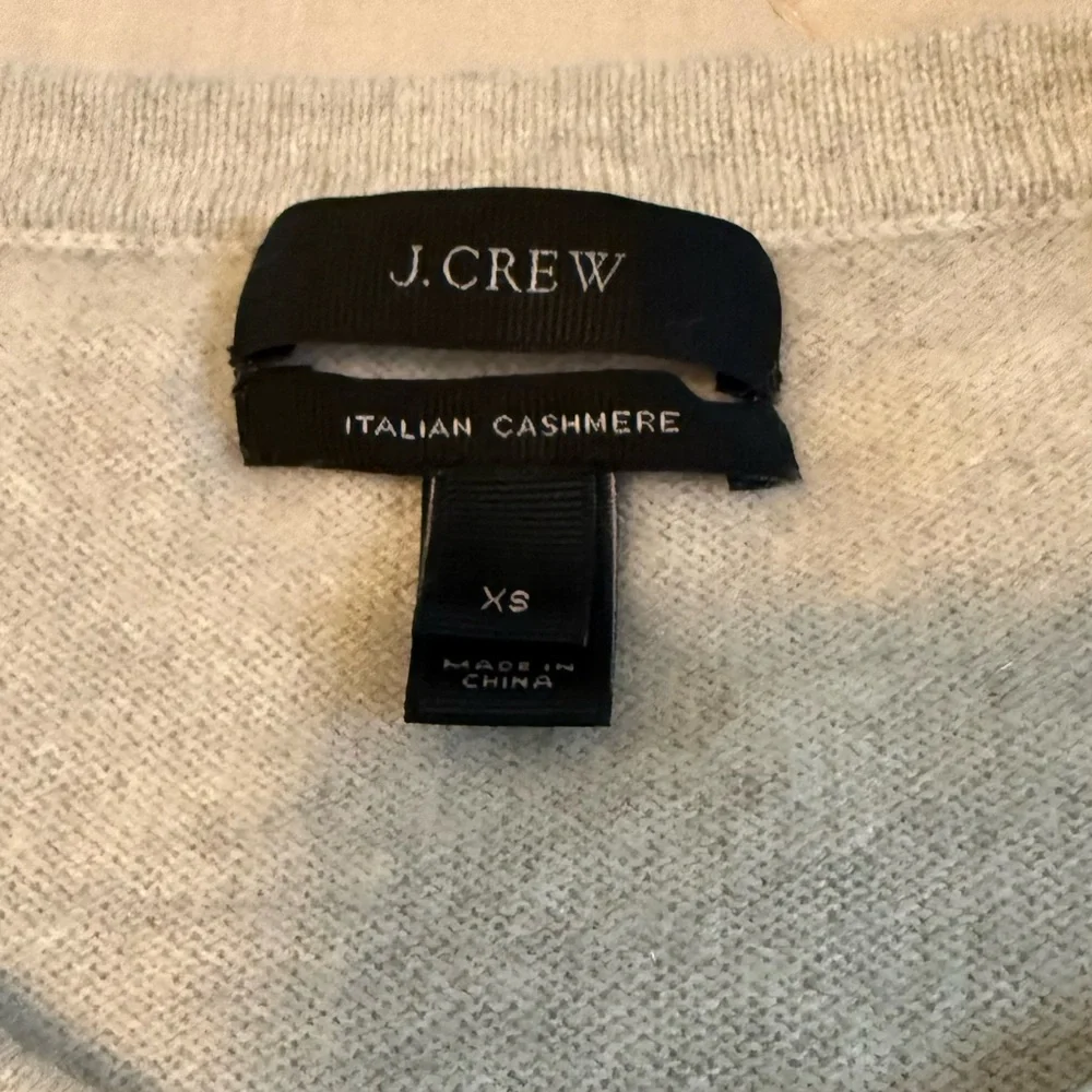 J. Crew Italian cashmere long-sleeve T-shirt size XS